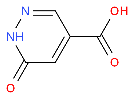 6-Oxo-1,6-dihydropyridazine-4-carboxylic acid_分子结构_CAS_867130-58-3)