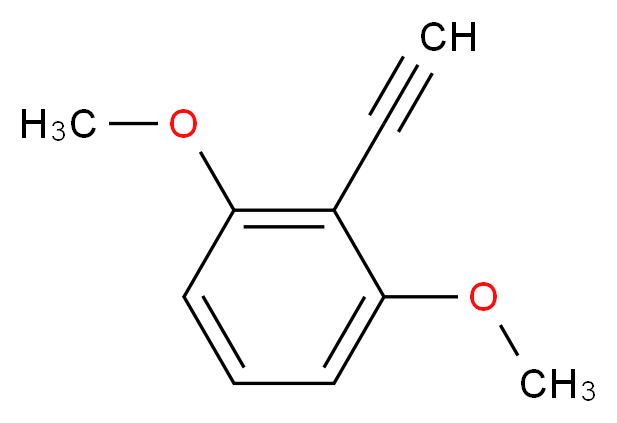 2,6-Dimethoxyphenylacetylene_分子结构_CAS_126829-31-0)