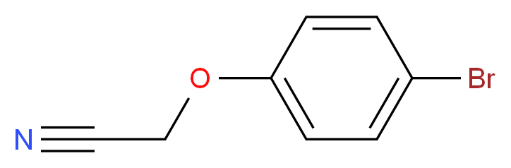 4-溴苯氧基乙腈_分子结构_CAS_39489-67-3)