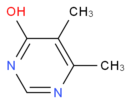 5,6-dimethyl-4-pyrimidinol_分子结构_CAS_34916-78-4)