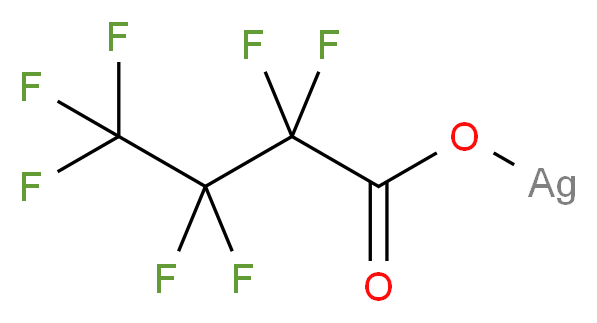 argentio 2,2,3,3,4,4,4-heptafluorobutanoate_分子结构_CAS_3794-64-7