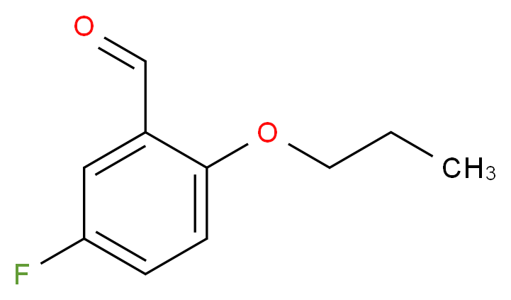 5-Fluoro-2-propoxybenzaldehyde_分子结构_CAS_)
