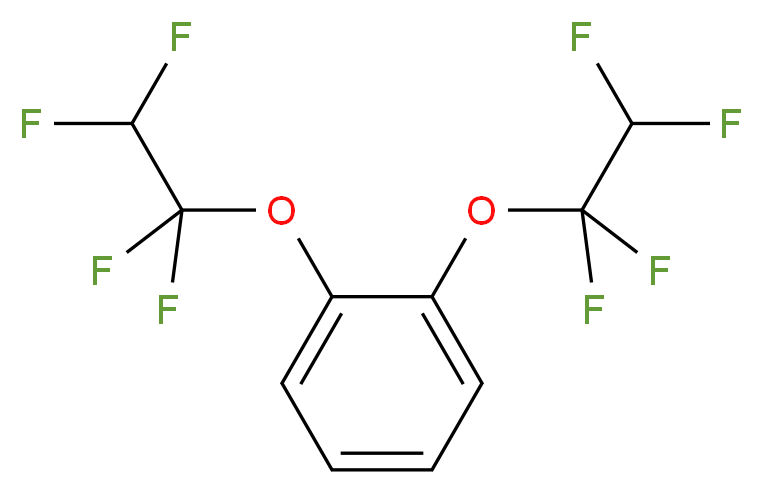 1,2-Bis(1,1,2,2-tetrafluoroethoxy)benzene_分子结构_CAS_4063-48-3)