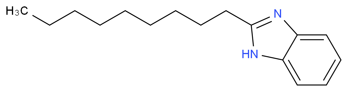 2-nonyl-1H-1,3-benzodiazole_分子结构_CAS_5851-50-3