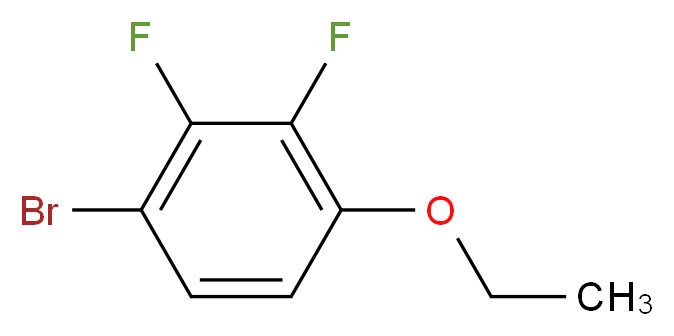 4-Bromo-2,3-difluorophenetole_分子结构_CAS_)