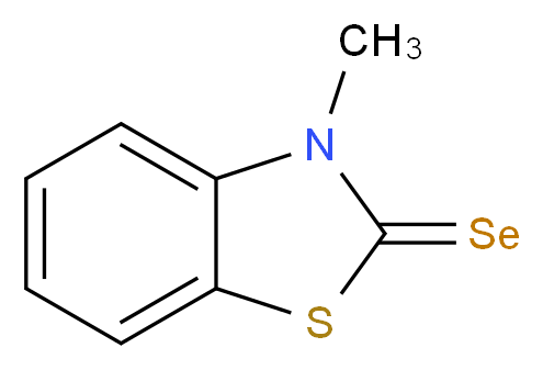 2-硒代-3-甲基苯并噻唑_分子结构_CAS_2786-43-8)