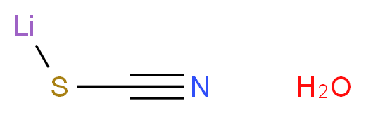 硫氰酸锂 水合物_分子结构_CAS_123333-85-7)