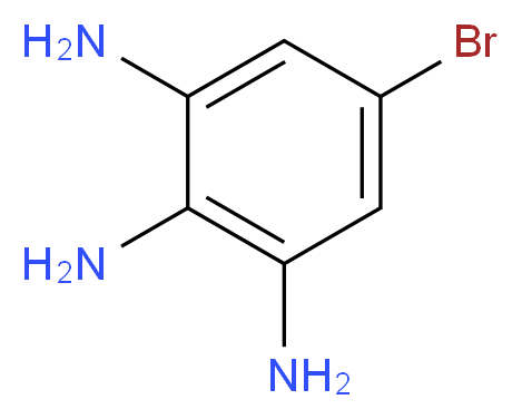 5-bromobenzene-1,2,3-triamine_分子结构_CAS_1121586-23-9