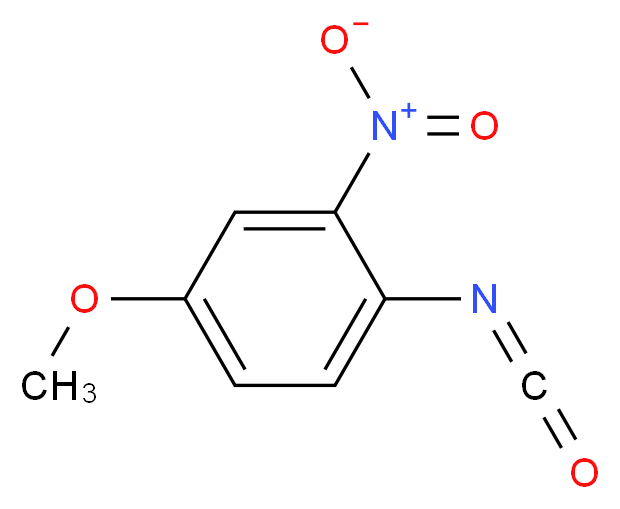 4-甲氧基-2-硝基苯基异氰酸酯_分子结构_CAS_117162-85-3)