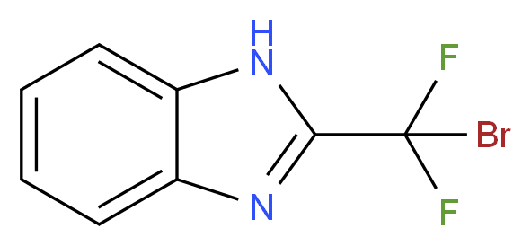 2-(bromodifluoromethyl)-1H-1,3-benzodiazole_分子结构_CAS_235781-24-5