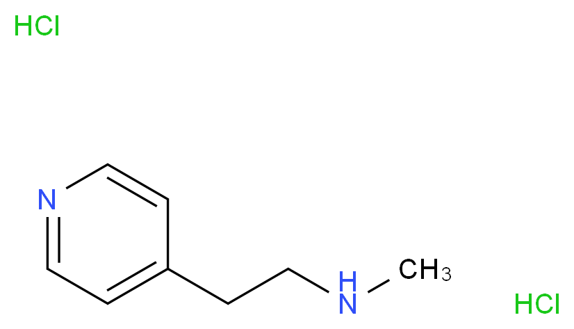 methyl[2-(pyridin-4-yl)ethyl]amine dihydrochloride_分子结构_CAS_55496-55-4