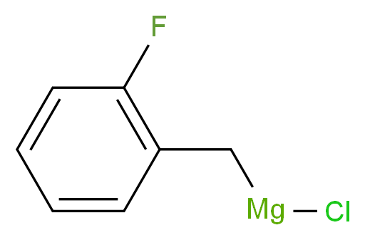 2-Fluorobenzylmagnesium chloride 0.25M solution in diethyl ether_分子结构_CAS_120608-58-4)