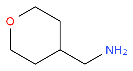 4-AMINOMETHYLTETRAHYDROPYRAN_分子结构_CAS_130290-79-8)