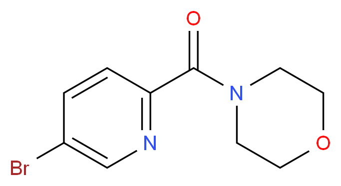 4-[(5-Bromopyridin-2-yl)carbonyl]morpholine_分子结构_CAS_957063-06-8)