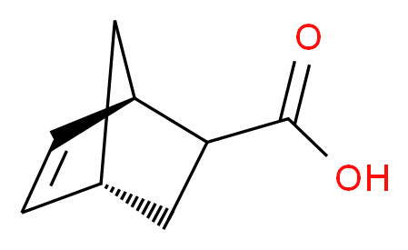 (1R,4R)-bicyclo[2.2.1]hept-5-ene-2-carboxylic acid_分子结构_CAS_120-74-1