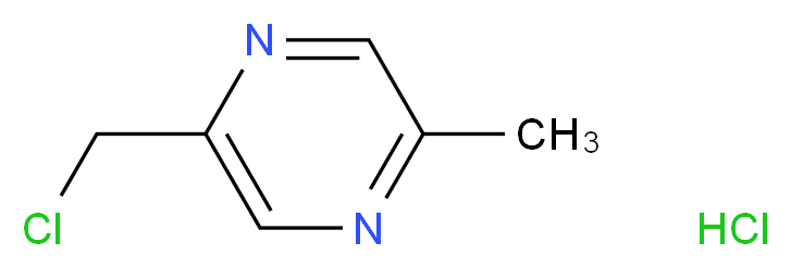 2-(chloromethyl)-5-methylpyrazine hydrochloride_分子结构_CAS_)