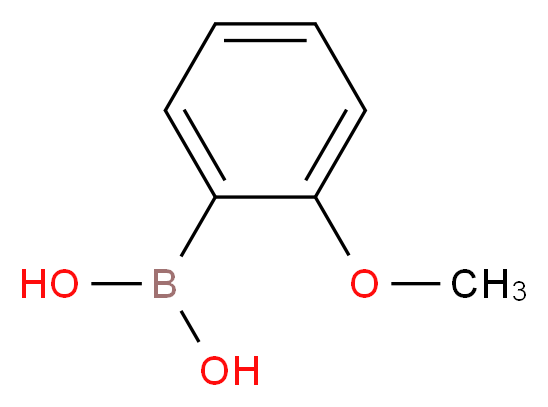 2-Methoxyphenylboronic acid_分子结构_CAS_1395388)