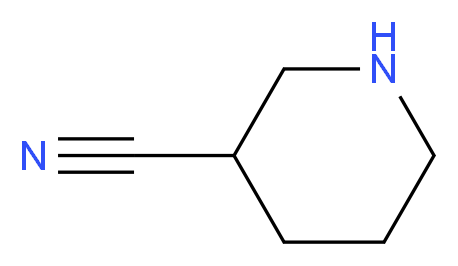 Piperidine-3-carbonitrile_分子结构_CAS_7492-88-8)