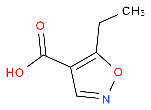 5-ethyl-1,2-oxazole-4-carboxylic acid_分子结构_CAS_134541-03-0