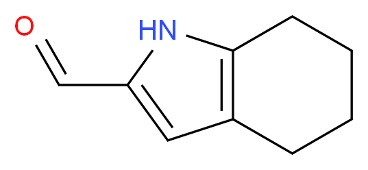 4,5,6,7-Tetrahydro-1H-indole-2-carbaldehyde_分子结构_CAS_80744-01-0)