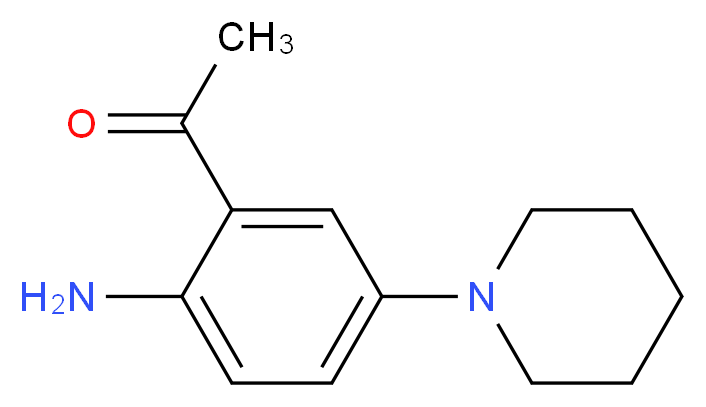 1-[2-Amino-5-(piperidin-1-yl)phenyl]ethan-1-one_分子结构_CAS_60283-14-9)