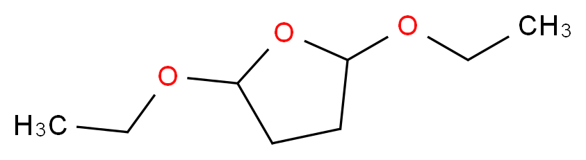 2,5-diethoxyoxolane_分子结构_CAS_3320-90-9