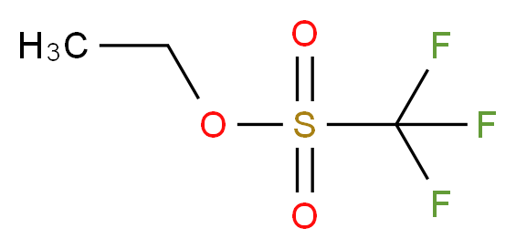 ethyl trifluoromethanesulfonate_分子结构_CAS_425-75-2