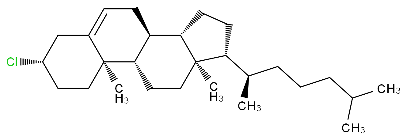 Cholesteryl chloride_分子结构_CAS_910-31-6)