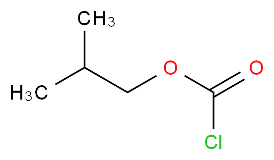 ISOBUTYL CHLOROFORMATE_分子结构_CAS_543-27-1)
