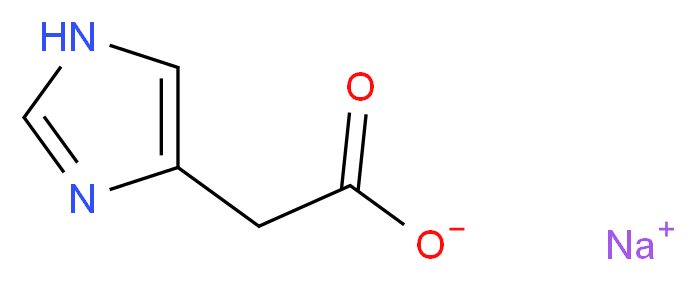 Imidazole-4-acetic acid sodium salt_分子结构_CAS_56368-58-2)