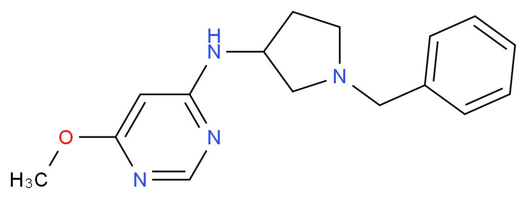 N-(1-benzylpyrrolidin-3-yl)-6-methoxypyrimidin-4-amine_分子结构_CAS_)