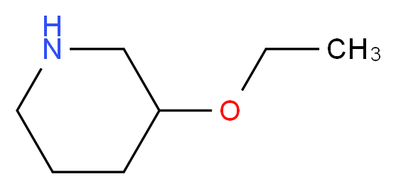 3-乙氧基哌啶_分子结构_CAS_88536-17-8)