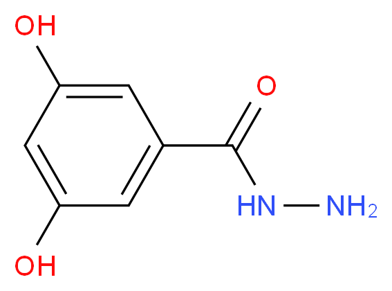 3,5-二羟基苯酰肼_分子结构_CAS_7732-32-3)