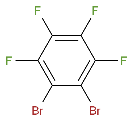 1,2-dibromo-3,4,5,6-tetrafluorobenzene_分子结构_CAS_827-08-7