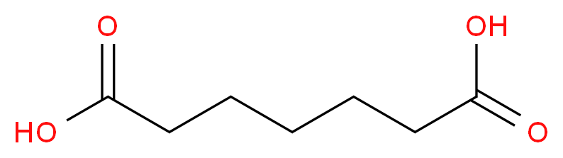 heptanedioic acid_分子结构_CAS_111-16-0