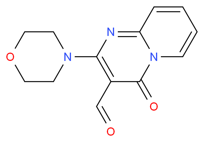 2-morpholino-4-oxo-4H-pyrido[1,2-a]pyrimidine-3-carboxaldehyde_分子结构_CAS_)