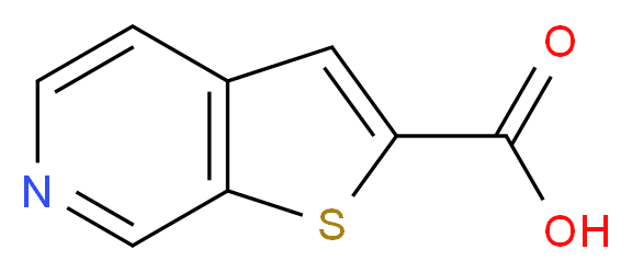 Thieno[2,3-c]pyridine-2-carboxylic acid_分子结构_CAS_478149-00-7)