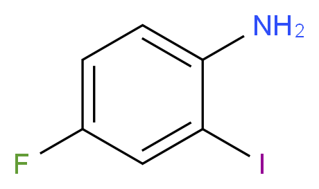 4-Fluoro-2-iodoaniline 98%_分子结构_CAS_61272-76-2)