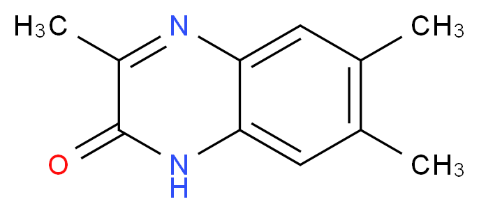 3,6,7-trimethyl-1,2-dihydroquinoxalin-2-one_分子结构_CAS_28082-86-2