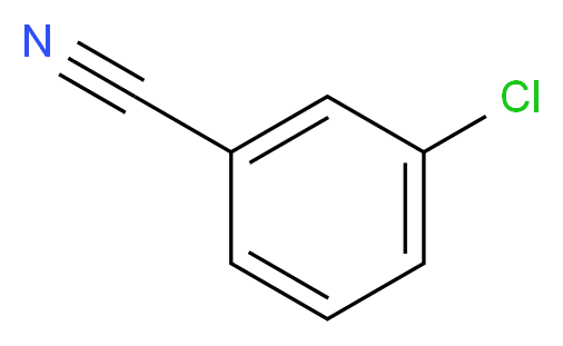 m-Chlorobenzonitrile_分子结构_CAS_766-84-7)