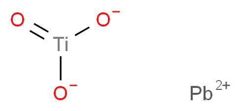 钛酸铅(II)_分子结构_CAS_12060-00-3)