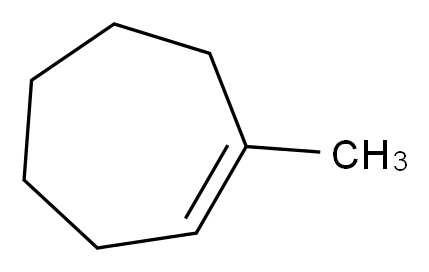 1-methylcyclohept-1-ene_分子结构_CAS_1453-25-4