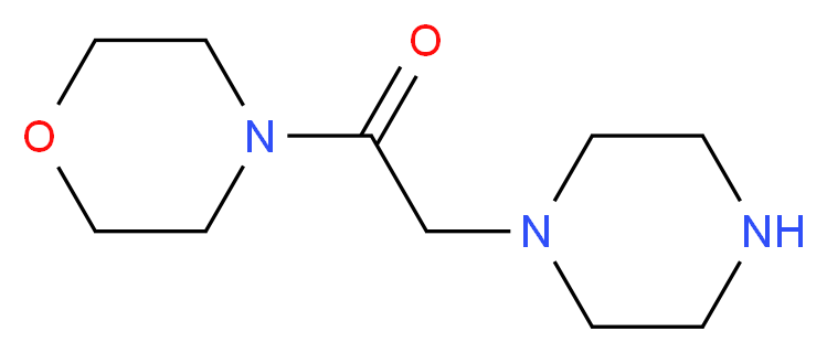 1-(4-Morpholino)-2-piperazinoethanone 96%_分子结构_CAS_39890-46-5)