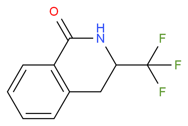 3-(trifluoromethyl)-1,2,3,4-tetrahydroisoquinolin-1-one_分子结构_CAS_245126-05-0