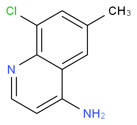 4-AMINO-8-CHLORO-6-METHYLQUINOLINE_分子结构_CAS_948293-57-0)