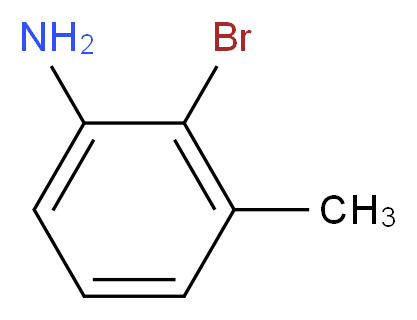 2-bromo-3-methylaniline_分子结构_CAS_54879-20-8