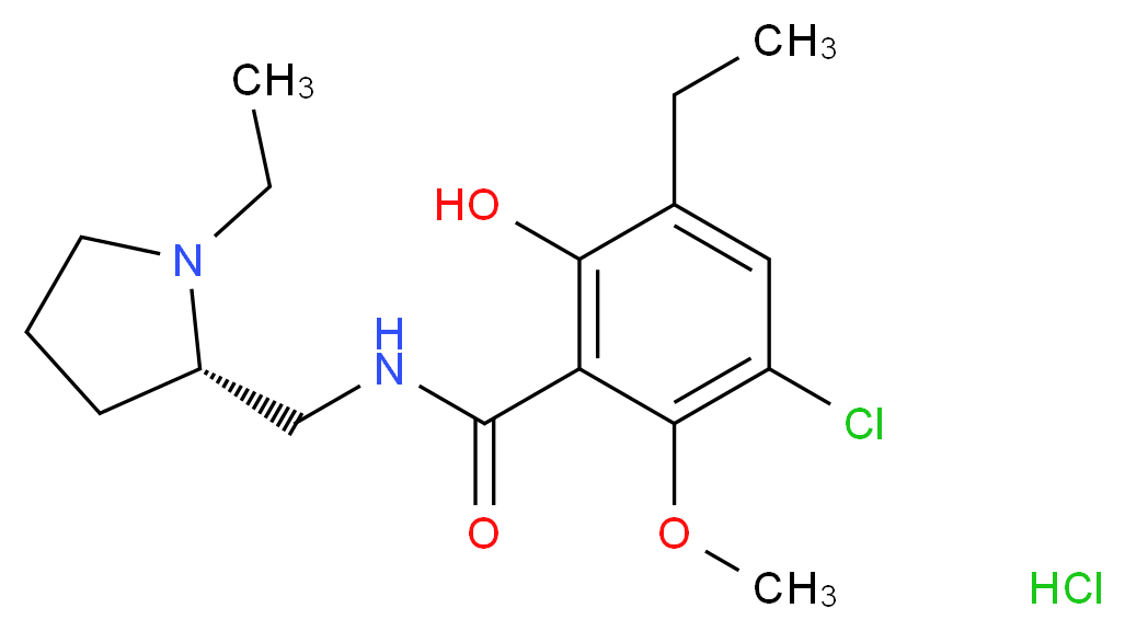 S-(-)-Eticlopride hydrochloride_分子结构_CAS_97612-24-3)