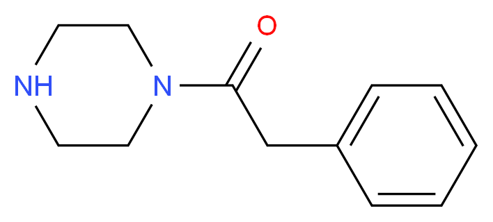 2-Phenyl-1-(piperazin-1-yl)ethan-1-one_分子结构_CAS_88372-33-2)