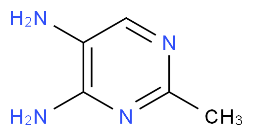 2-METHYLPYRIMIDINE-4,5-DIAMINE_分子结构_CAS_15579-63-2)