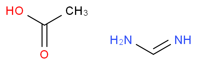 甲脒 乙酸盐_分子结构_CAS_3473-63-0)